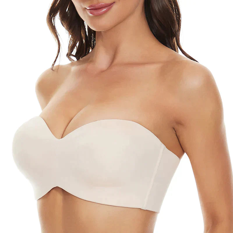 GLAMSKIT™ Full Support Non-Slip Convertible Bandeau Bra - GLAMSKIT