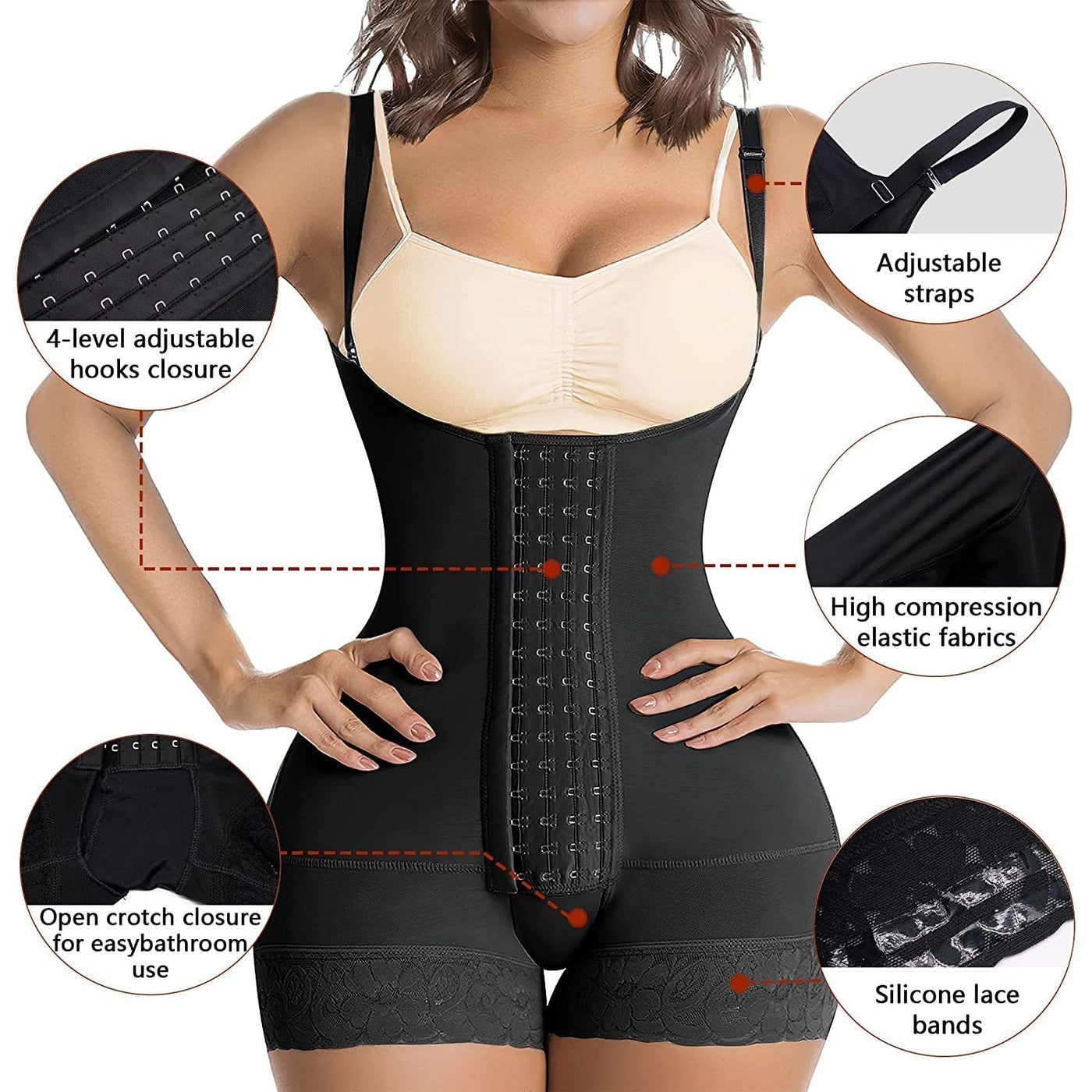 GLAMSKIT™ Tummy Control Fajas Colombianas For Women Butt Lifter - GLAMSKIT