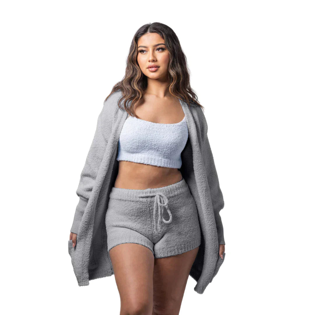 Cozy Pajama Set - 3 Piece Set - GLAMSKIT
